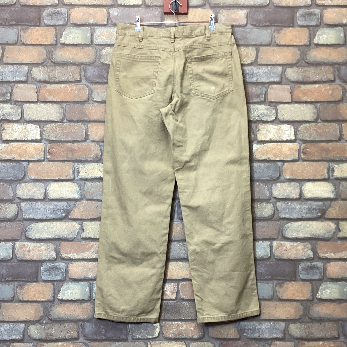 BP3-222★W86センチ位★USA製★雰囲気抜群★【Royal Robbins】ダック地 ワークパンツ【W37 メンズ XL】ブラウン アメカジ 古着MIX オールド_画像3