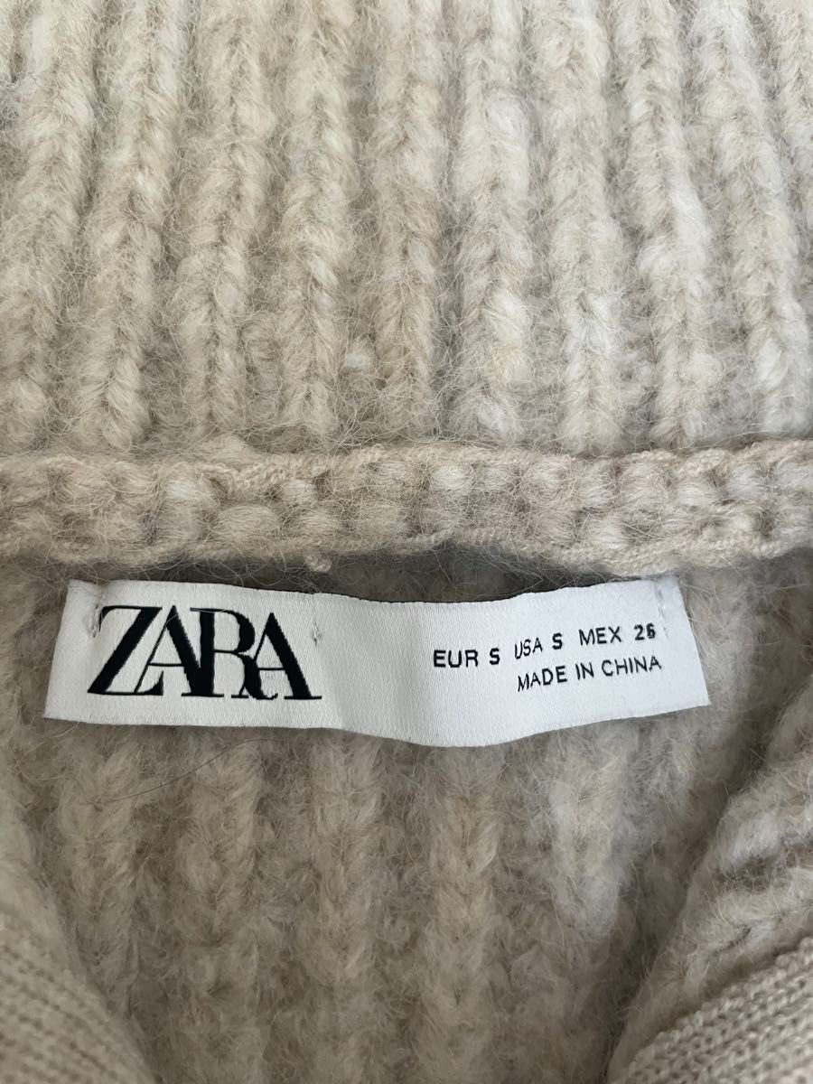 【ZARA】タートルニットベスト