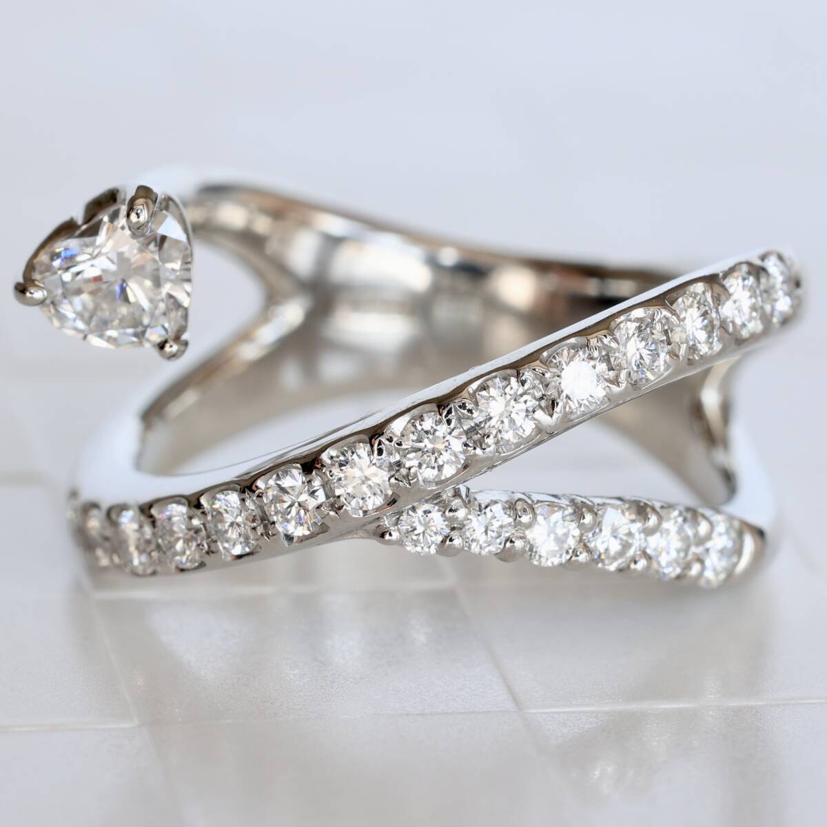 41000円 Pt900 小寺智子 ダイヤモンド 0.48ct リング 41000円 Pt900 小寺智子 ダイヤモンド 0.48ct リング