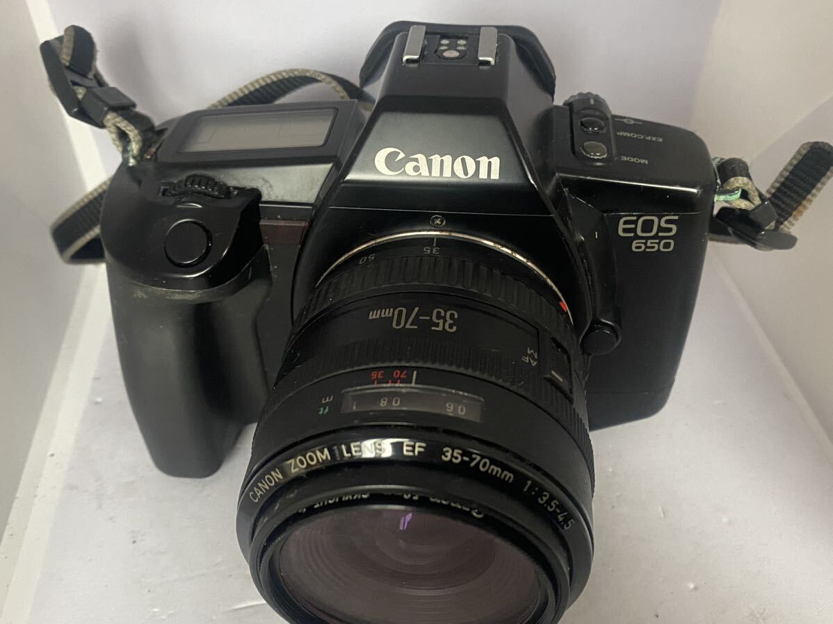 １円スタート Canon キャノン 一眼レフカメラ EOS650 35-70mm f3.5-4.5 一眼レフ フィルムカメラ _画像2