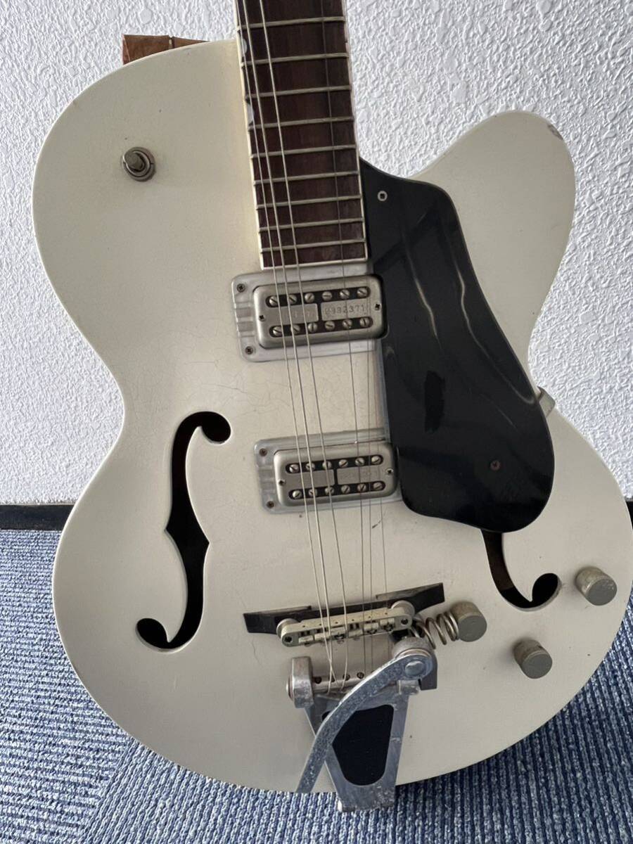 1円スタート Gretsch グレッチ エレキギター 5120 エレクトリックアコースティックギター Electromatic 白 ホワイト 中古の画像2