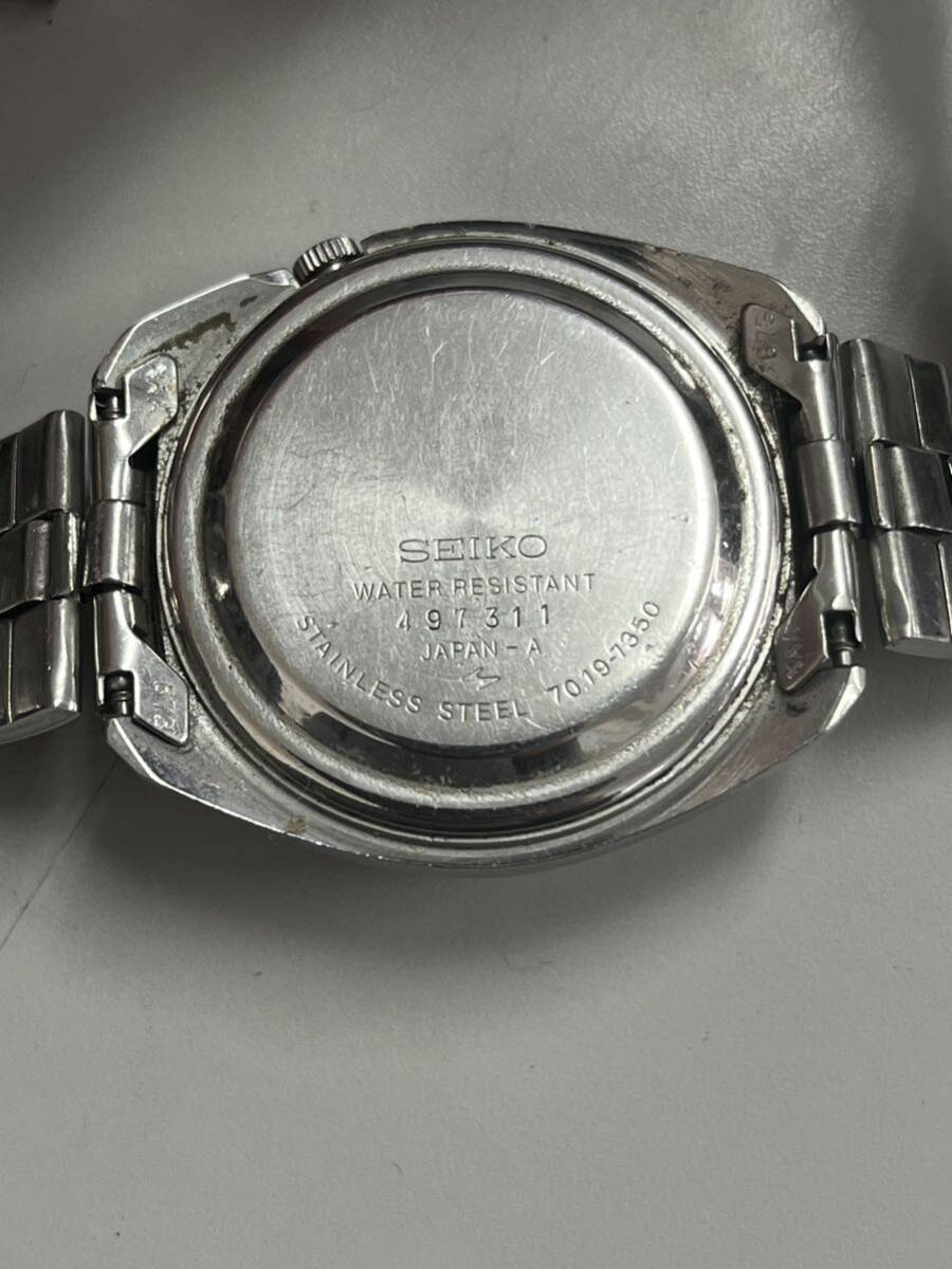 1円スタート SEIKO セイコー 腕時計 ACTUS アクタス 自動巻き 7019-7350 デイデイト カットガラス 稼働品 の画像5