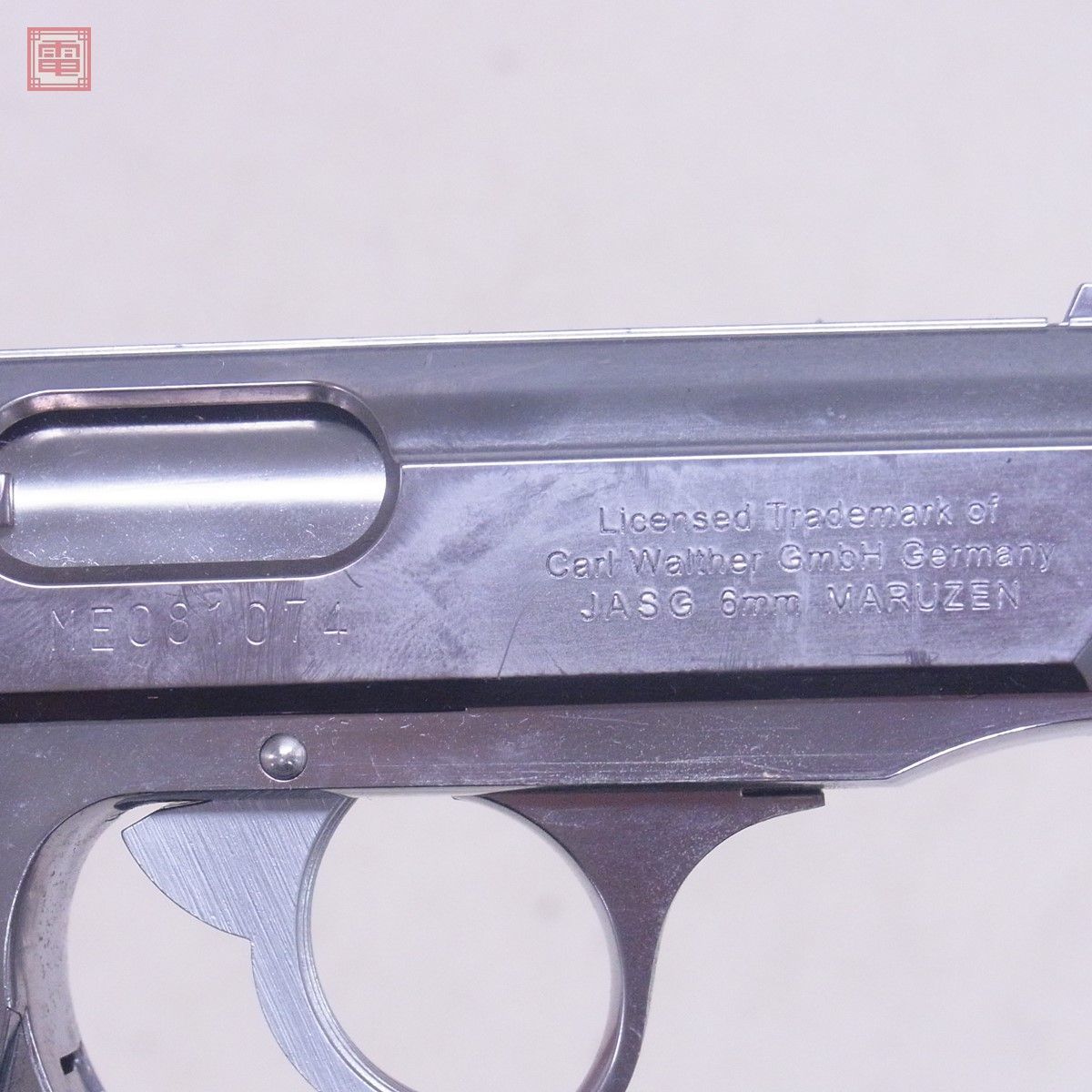 マルゼン ガスブロ ワルサー ニュー PPK/S ステンレスモデル シルバー GBB 現状品【10_画像7