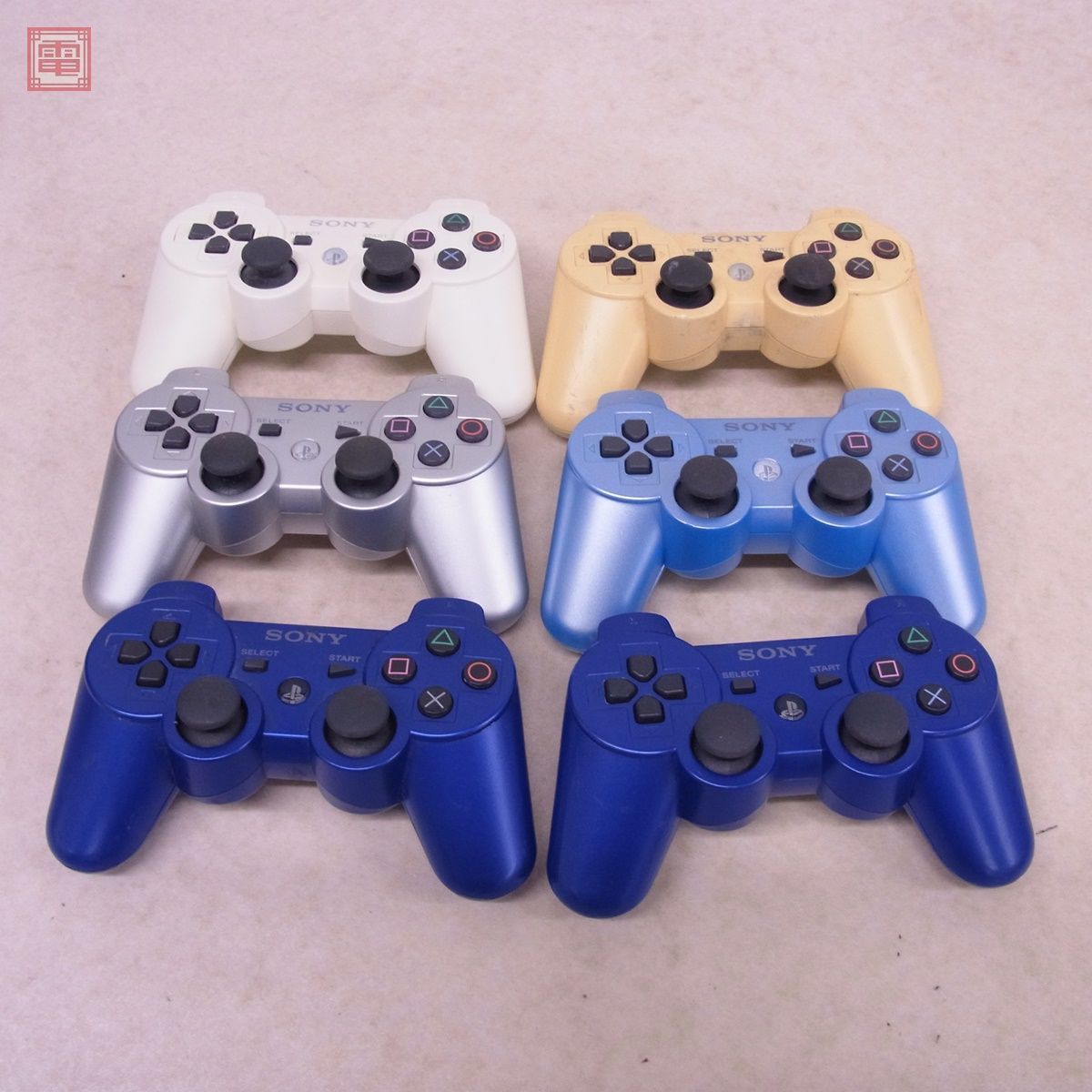 PS3 プレステ3 ワイヤレスコントローラー デュアルショック3 DUALSHOCK 3 SIXAXIS まとめて 15個セット ソニー SONY ジャンク【20_画像4