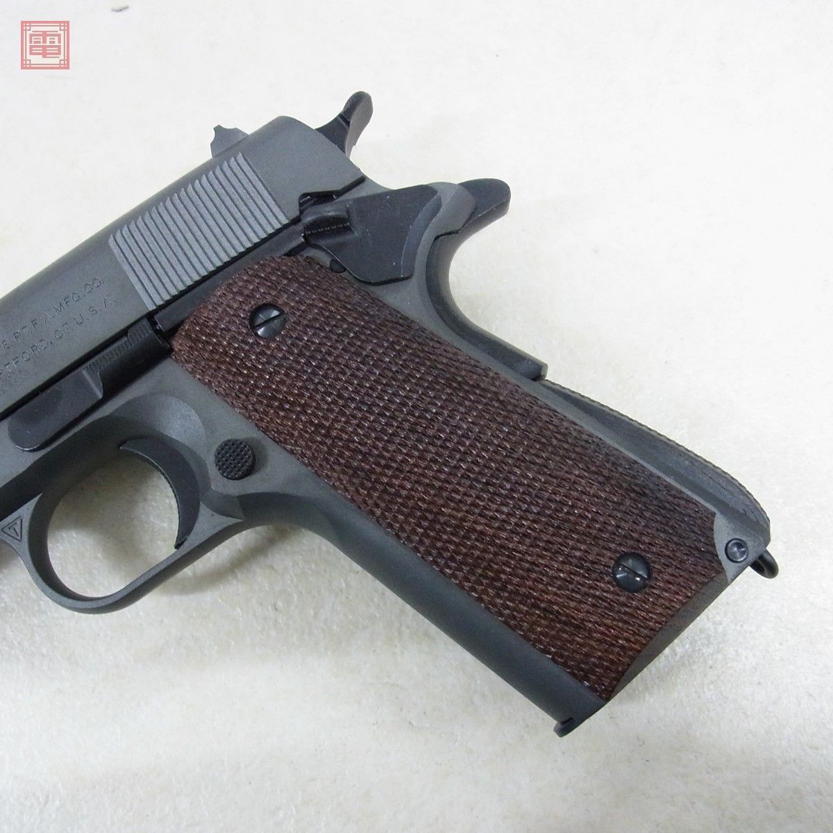 MULE / タニオコバ モデルガン M1911A1 GM7.5 ガバメント 木製グリップ STGA 現状品【20_画像6