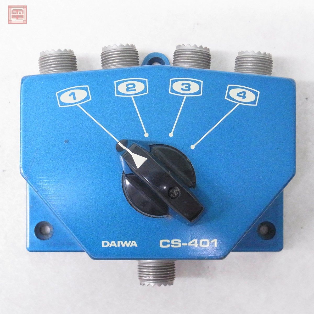 DAIWA ダイワ CS-401 4回路 同軸切替機 アンテナ切替機 Yahoo!オークション - 1円〜 DAIWA ダイワ CS-401 同軸切替器