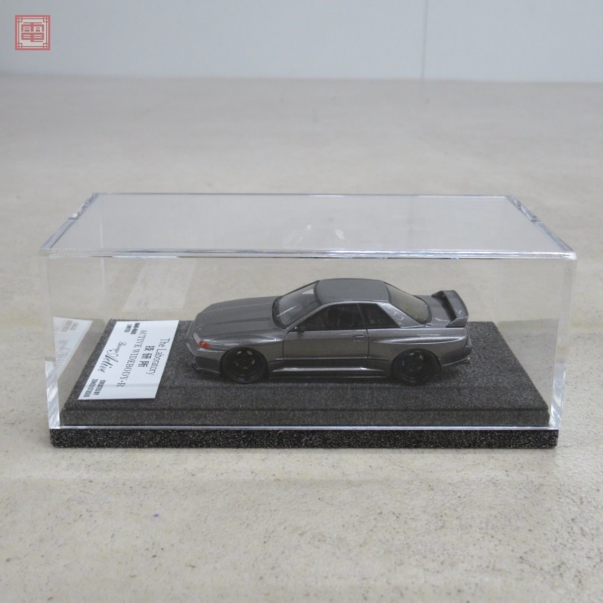 The Laboratory 1/64 ACTIVE WIDEBODY-R GT-R ガンメタリック ZTL002F ZONZO Studio【10_画像3