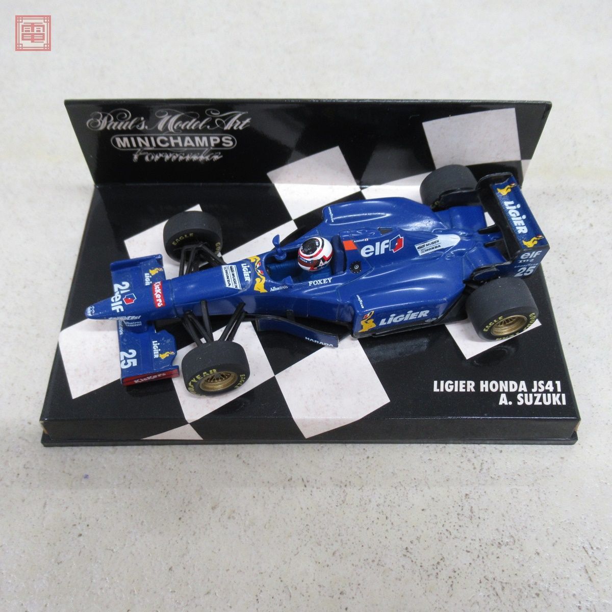 PMA 1/43 リジェ 無限 ホンダ JS41 鈴木亜久里 #25 No.430950025 ミニチャンプス MINICHAMPS LIGIER MUGEN HONDA A.SUZUKI【10_画像5