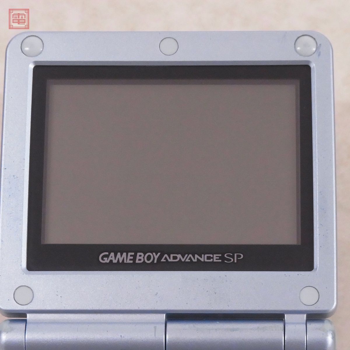 GBASP ゲームボーイアドバンスSP 本体 AGS-001 パールブルー ニンテンドー 任天堂 Nintendo ジャンク【10_画像4