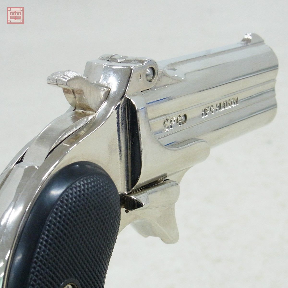 ハドソン モデルガン レミントン ダブルデリンジャー シルバー HUDSON REMINGTON DOUBLE DERRINGER SPG 現状品【10_画像8