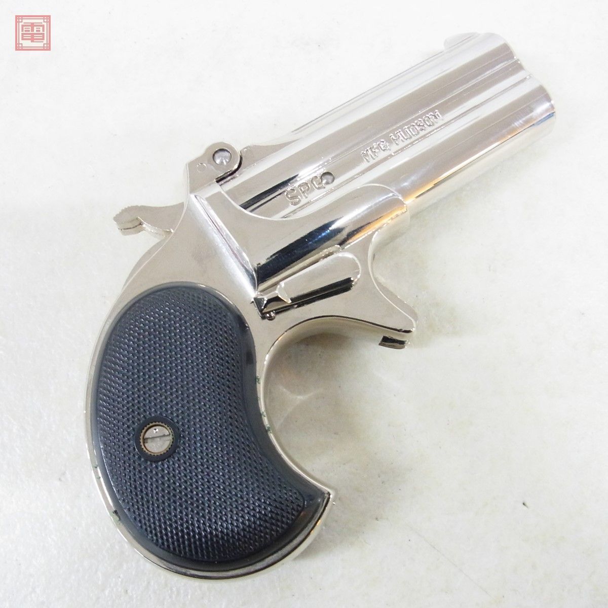 ハドソン モデルガン レミントン ダブルデリンジャー シルバー HUDSON REMINGTON DOUBLE DERRINGER SPG 現状品【10_画像3