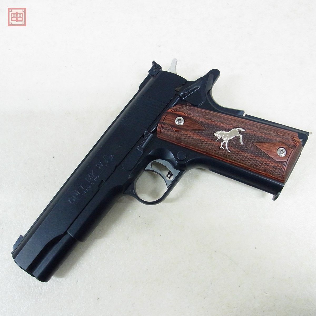 WA ガスブロ コルト コブラ1911 ロイヤルブルーVer. 木製グリップ COBRA GBB 現状品【10_画像1