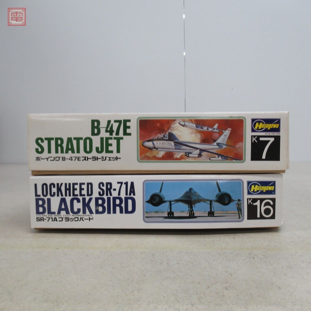 未組立 ハセガワ 1/72 SR-71A ブラックバード/ボーイング B-47E ストラトジェット 計2個セット Hasegawa BLACKBIRD STRATOJET【20_画像2