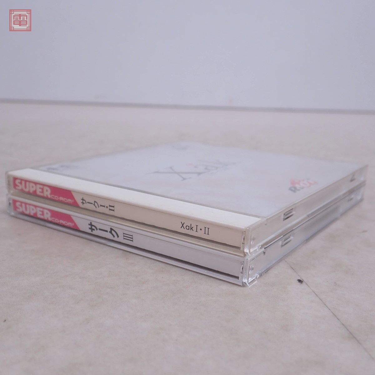 動作保証品 PCE PCエンジン SUPER CD-ROM2 Xak I・II/III サーク I・II/III まとめて2本セット RIOT/NEC 箱説付【PPの画像7