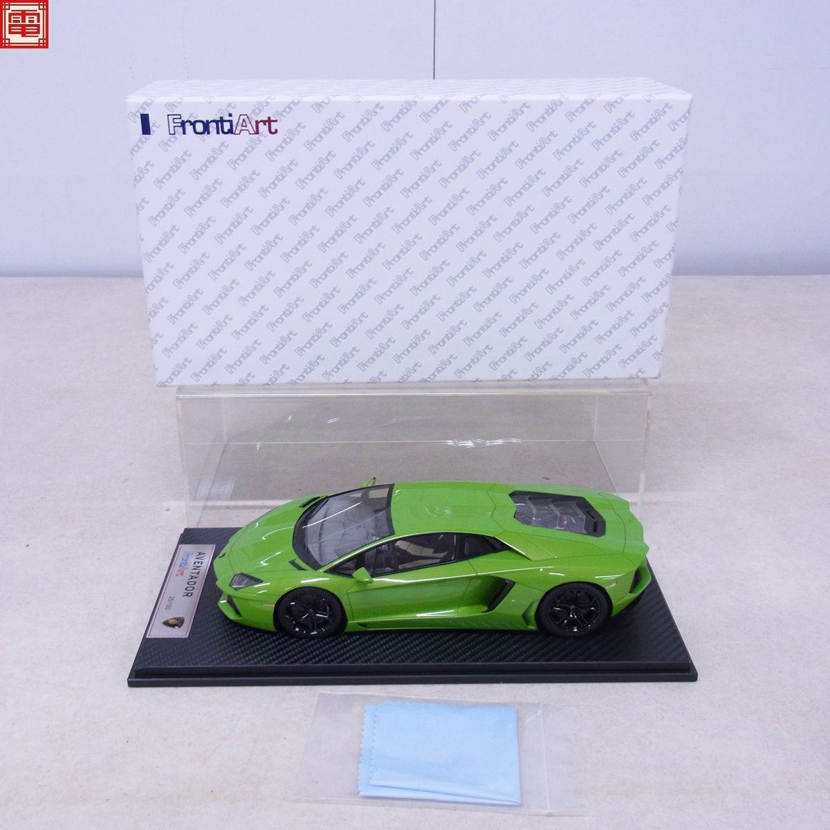 フロンティアート 1/18 ランボルギーニ アヴェンタドール LP700-4 Aグリーン 京商 FrontiArt AVENTADOR KYOSHO【20_画像1