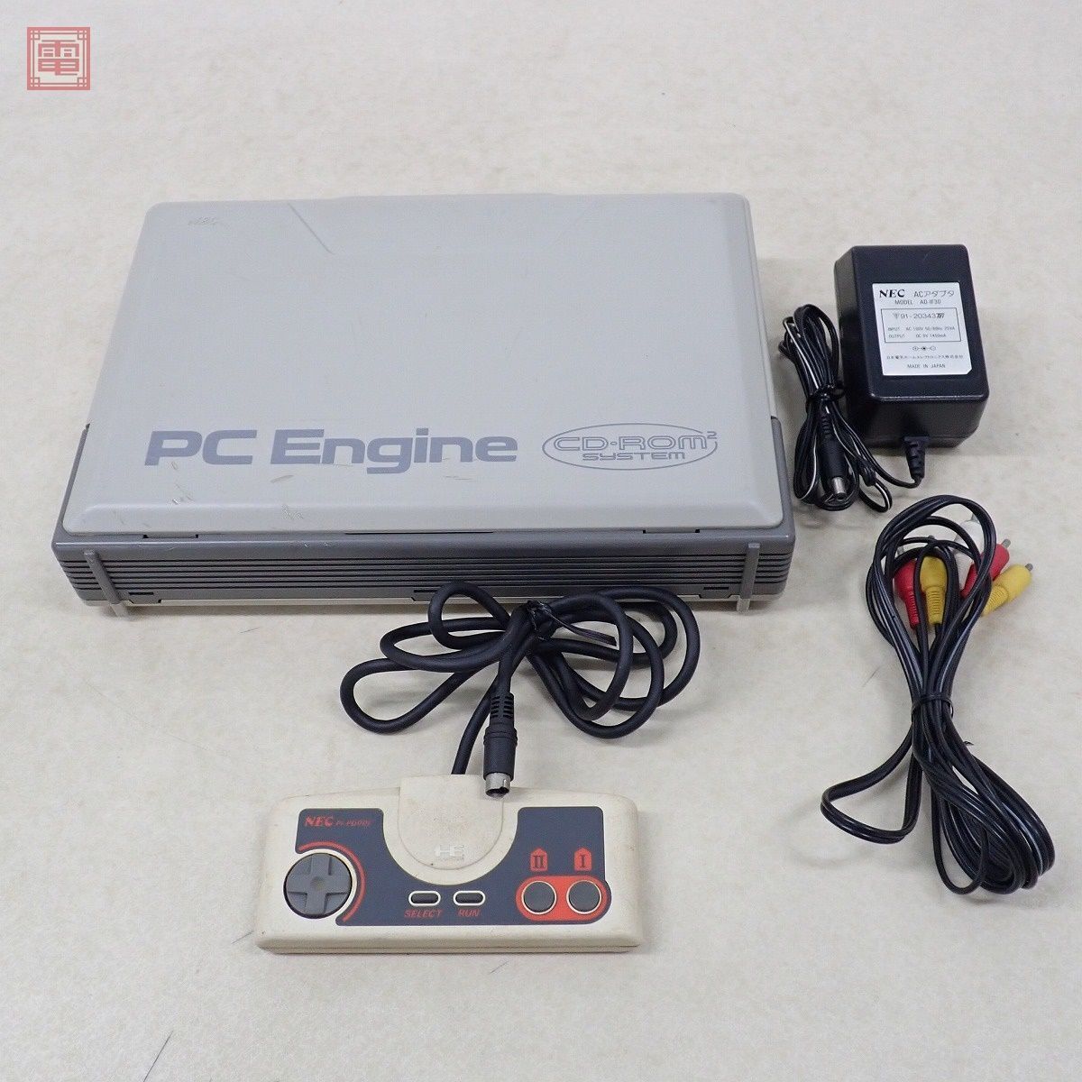 動作品 PCE PCエンジン インターフェイスユニット IFU-30 + PI-TG001 + CDR-30 + スーパーシステムカード Ver.1.0 NEC ハドソン【20