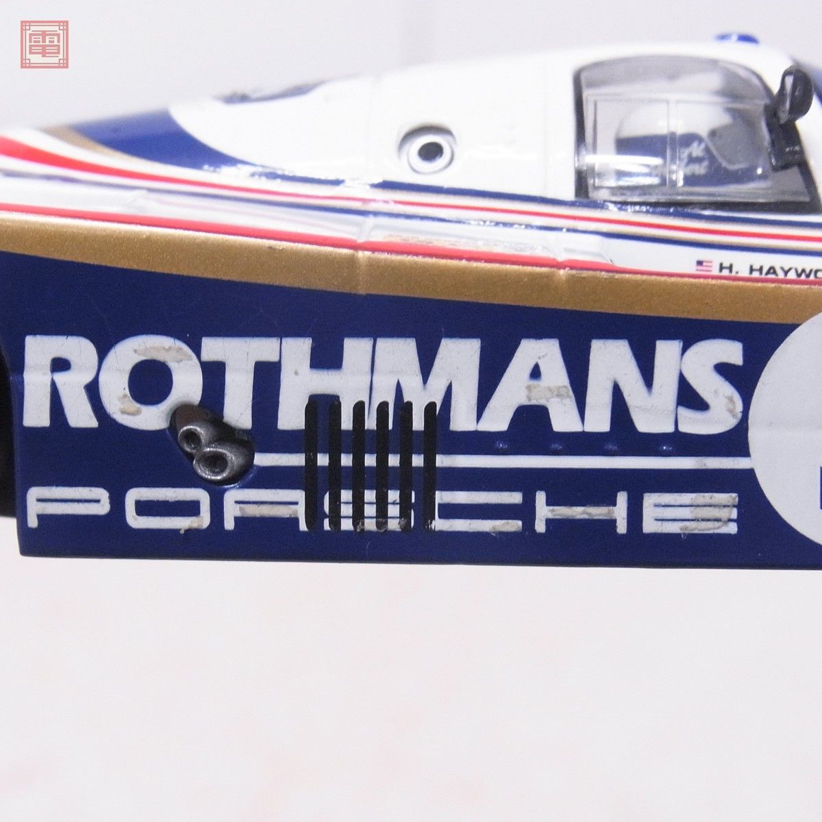 Slot.it 1/32 ポルシェ 956 ROTHMANS #2/#3 まとめて2台セット スロットカー スロットイット PORSCHE 動作未確認 現状品【10の画像8