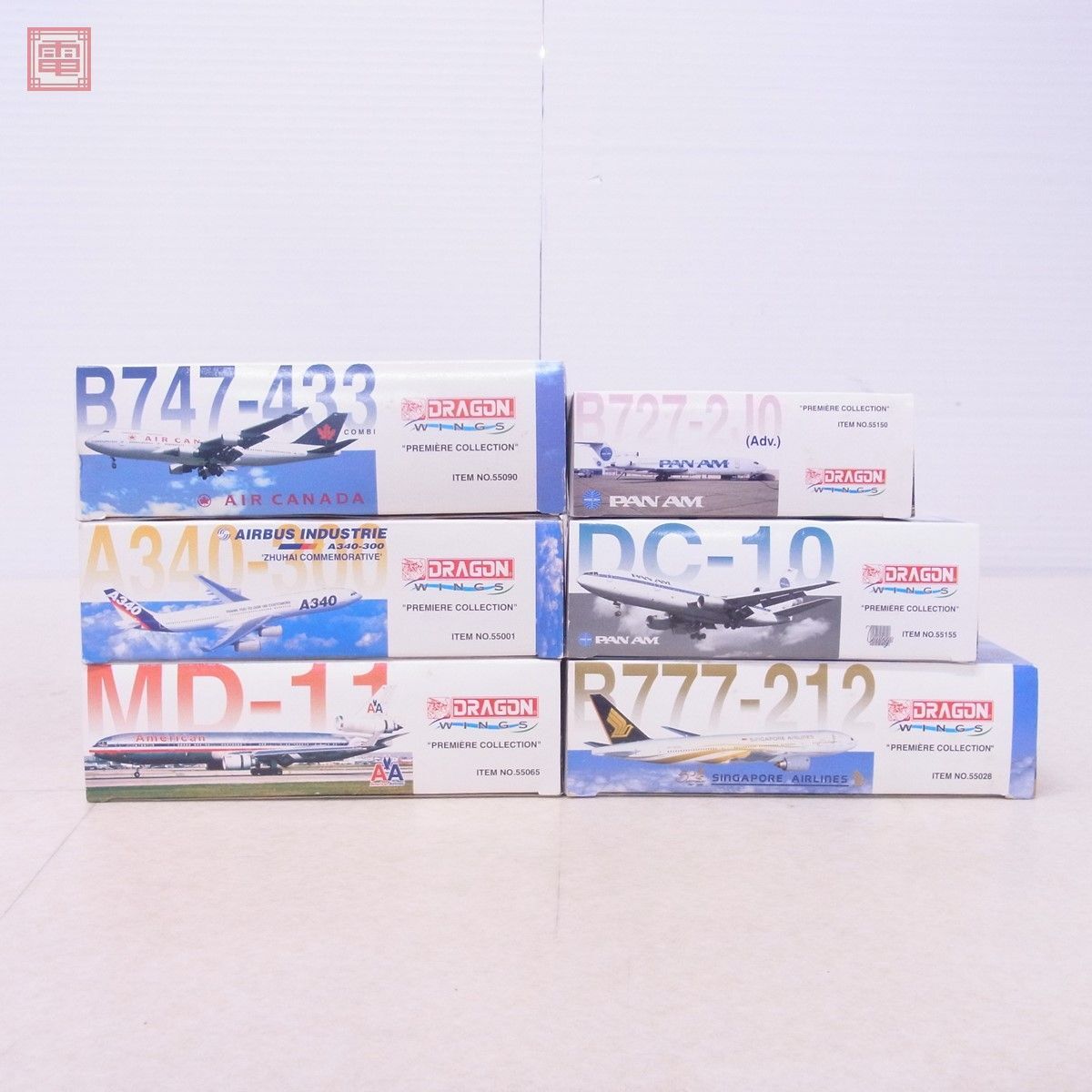 ドラゴン 1/400 エアカナダ B747-433/シンガポール航空 B777-212/アメリカン航空 MD-11 他 まとめて6点セット DRAGON 旅客機【20_画像2