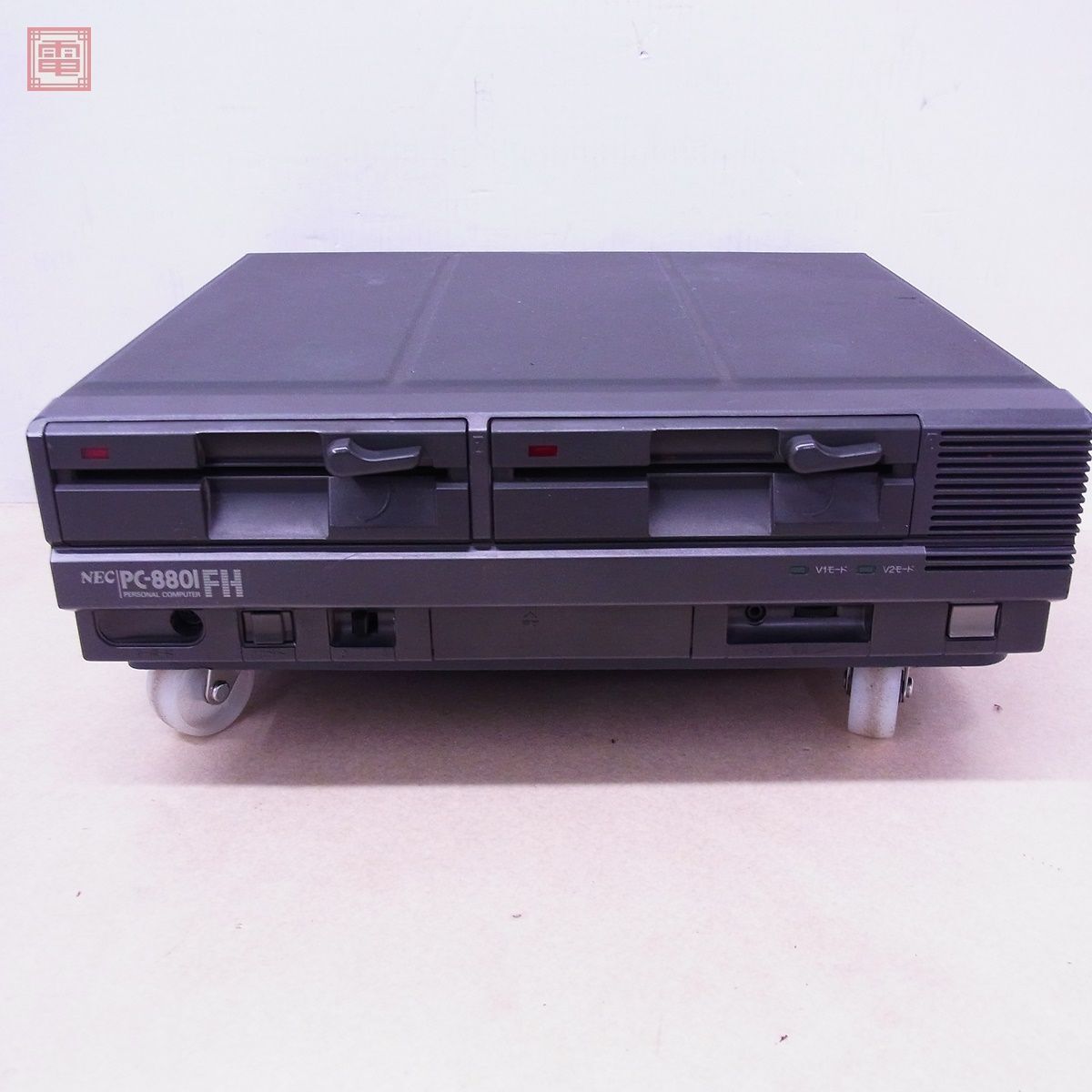 1円〜 動作品 NEC PC-8801FH 本体 ブラックタイプ FD・オマケソフト付 日本電気【40_画像5
