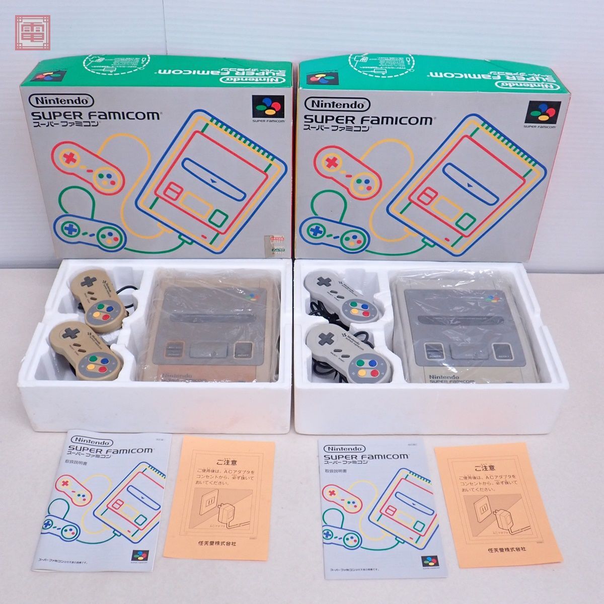  serial coincidence SFC Hsu fami Super Famicom body together 4 pcs. set nintendo Nintendo box opinion attaching operation not yet verification parts taking .. please [40