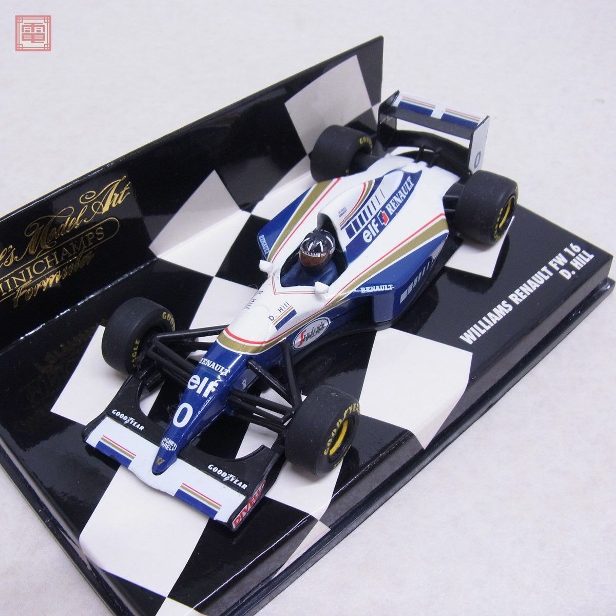 PMA 1/43 ウイリアムズ コレクション 1994年 4台セット 台座/ケース/メタルエンブレム付 MINICHAMPS Williams Collection 現状品【20_画像6