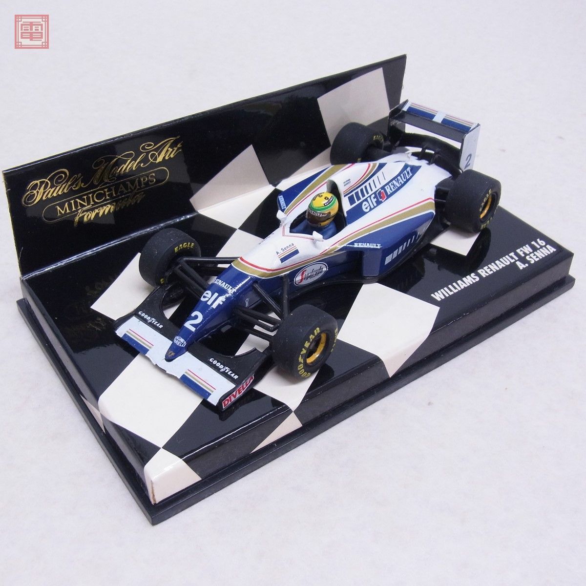 PMA 1/43 ウイリアムズ コレクション 1994年 4台セット 台座/ケース/メタルエンブレム付 MINICHAMPS Williams Collection 現状品【20_画像2