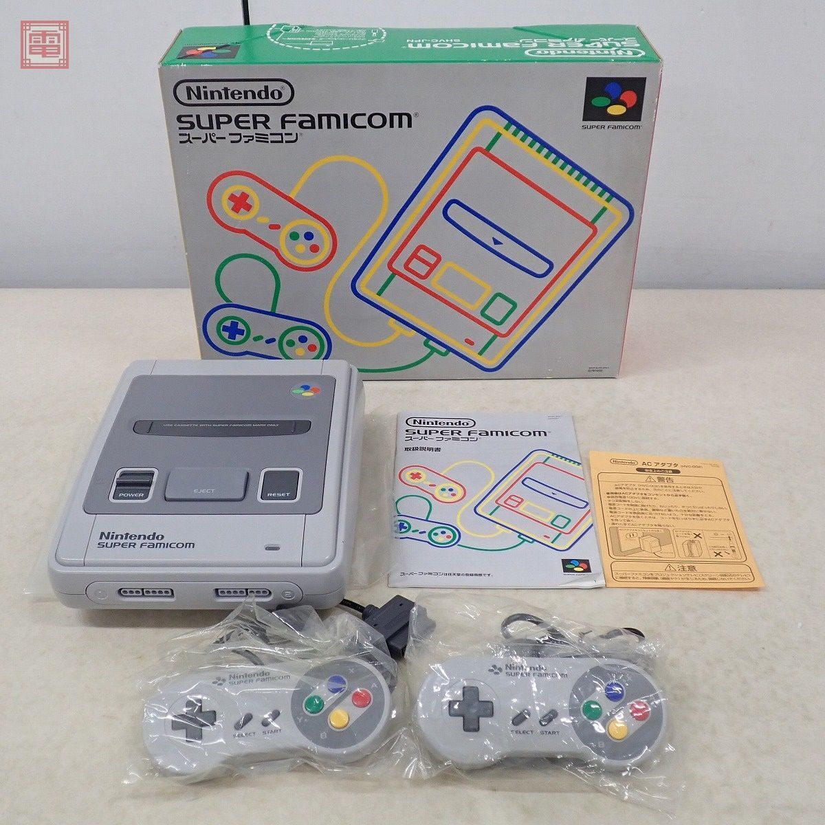  operation goods SFC Super Famicom body SHVC-001 1CHIP-02 Nintendo nintendo Nintendo box opinion attaching [40