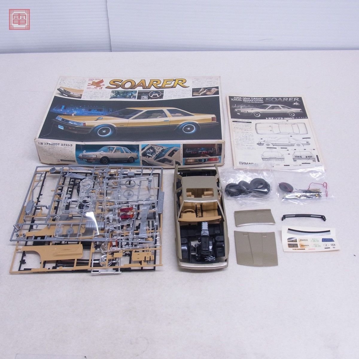 組立途中 バンダイ 1/20 トヨタ ソアラ 2800GT エクストラ BANDAI TOYOTA SOARER 2800GT EXTRA 現状品【20_画像1