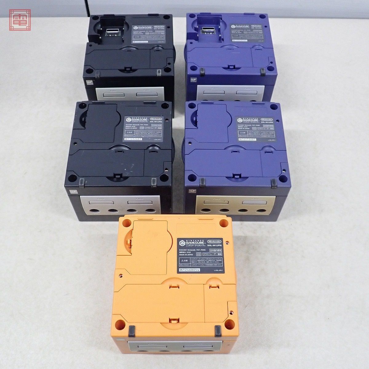 GC Game Cube body violet / black / silver / orange 10 pcs together large amount set Nintendo nintendo Junk [40