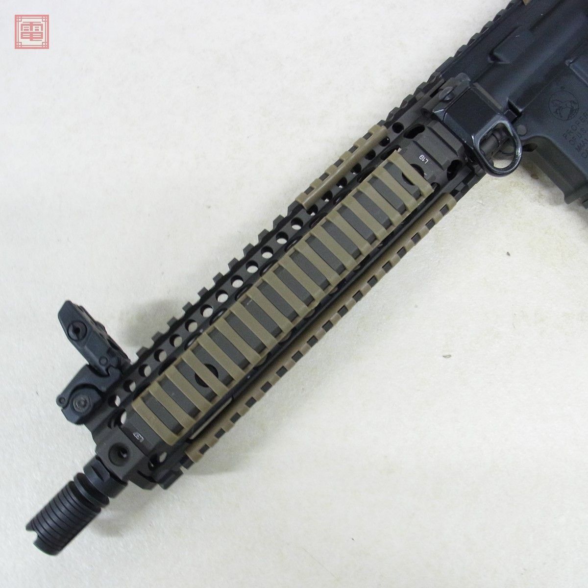 GHK ガスブロ MK18 MOD1 カスタム M4 スペアマガジン付 GBB ブローバック 現状品【40の画像5