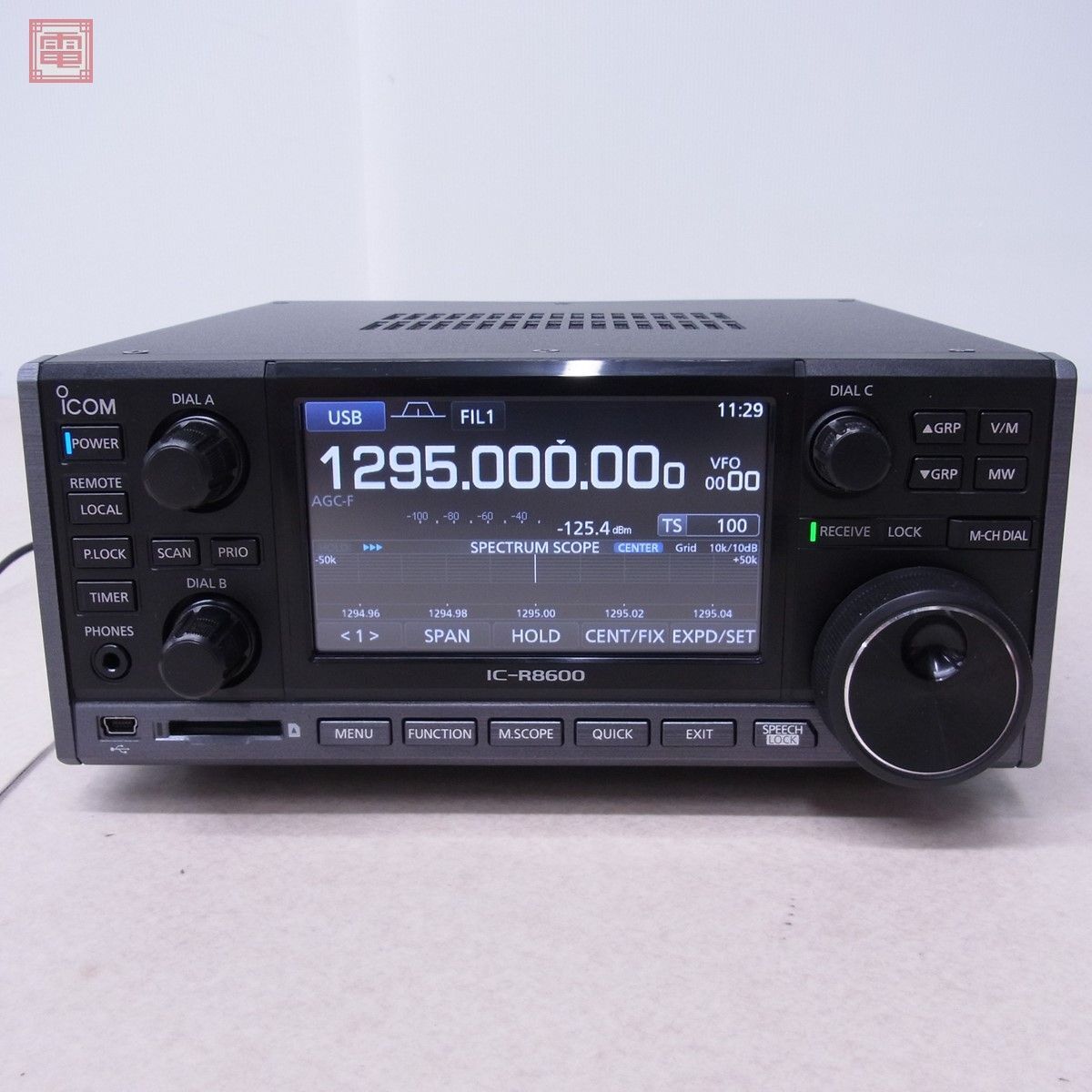  прекрасный товар Icom ICOM IC-R8600 широкий obi район приемник 0.01MHz~2000MHz руководство пользователя * оригинальная коробка есть [SD