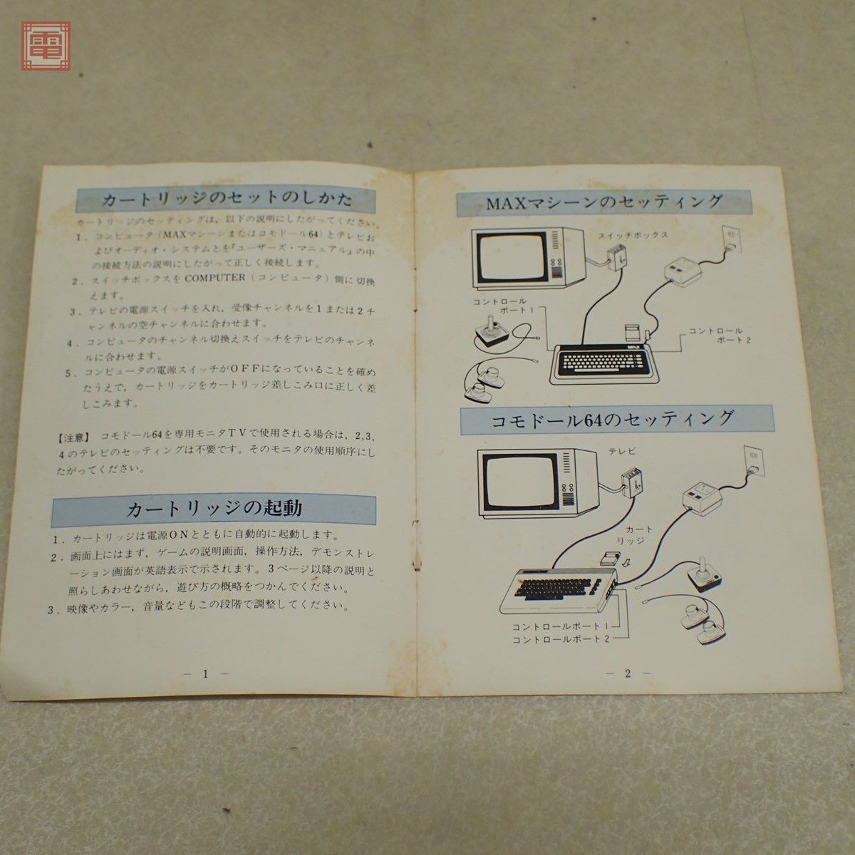 ※取説・カートリッジのみ 動作保証品 コモドール マックスマシーン ソフト アベンジャー AVENGERS MAX3501 Commodore MAX MACHINE【PP_画像5