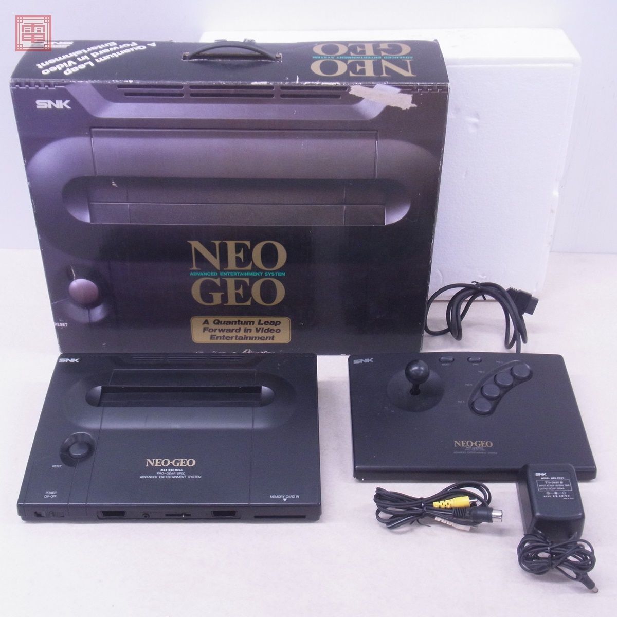 1円〜 修理品 NG ネオジオ NEO-0 本体 MAX 330 MEGA PRO-GEAR SPEC SNK エスエヌケイ NEO-GEO NEOGEO 箱付【40_画像1