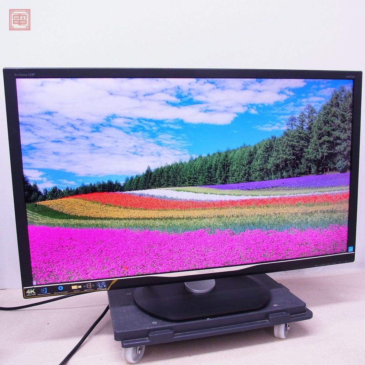 ★PHILIPS 31.5インチ液晶ディスプレイ 328P6V フィリップス 現状品【EA_画像1