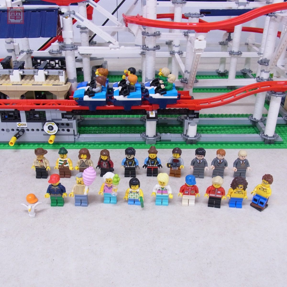 組立済 レゴ 10261 絶叫ローラーコースター LEGO Roller Coaster 欠品不明 ジャンク 動作確認済【SJ_画像3