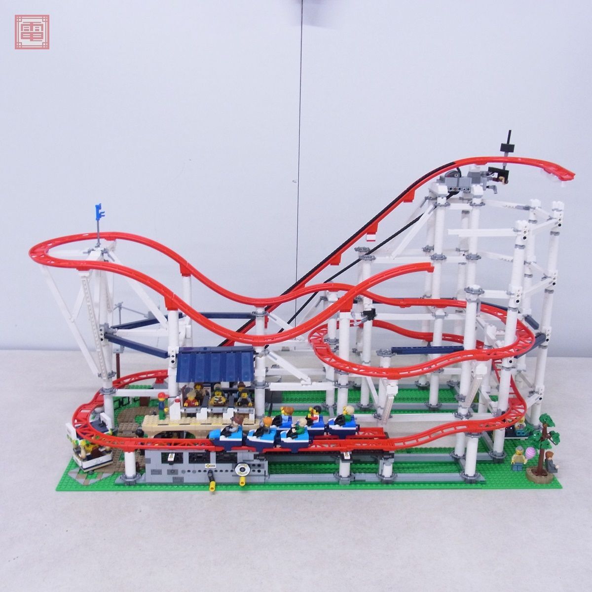 組立済 レゴ 10261 絶叫ローラーコースター LEGO Roller Coaster 欠品不明 ジャンク 動作確認済【SJ_画像2