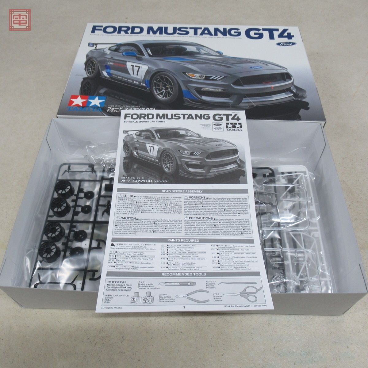 未組立 タミヤ 1/24 スポーツカーシリーズ フォードマスタング GT4 ITEM 24354 TAMIYA FORD MUSTANG【20_画像1