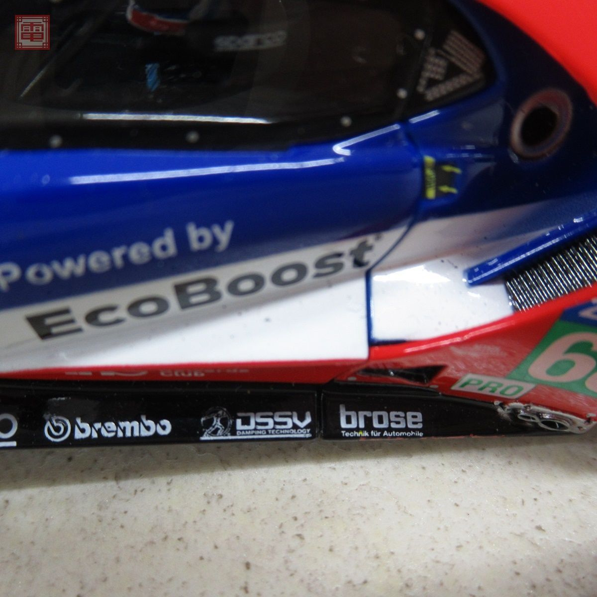  Carrera 1/32 Ford GT race car slot car Carrera Ford GT Race car operation not yet verification present condition goods [10