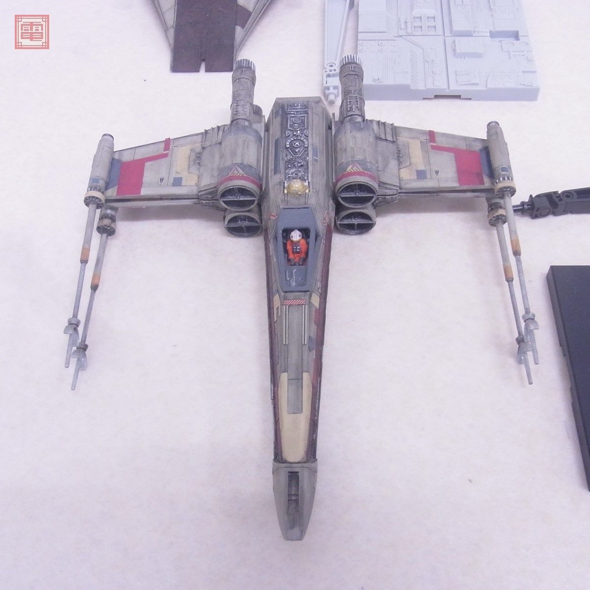  made goods Bandai 1/144 etc. Star Wars millenium * Falcon /X Wing * Star Fighter / snow Spee da- other total 9 point set present condition goods [20