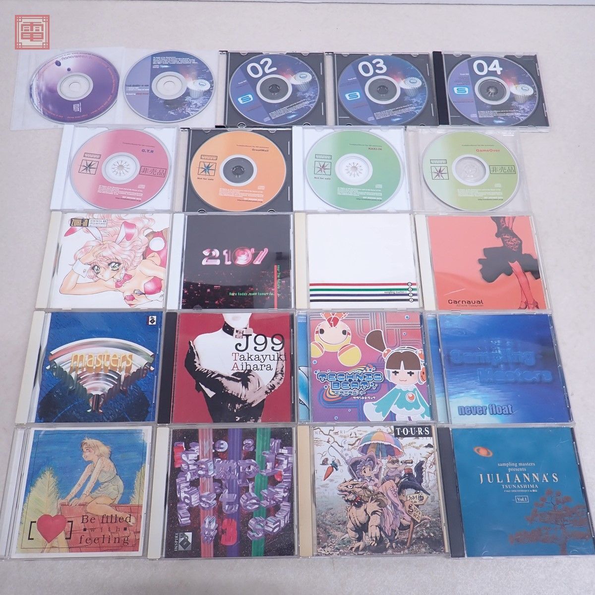 CD トルバドールレコード 細江慎治 関連 計20点セット テクニクビート JULIANNA’S TSUNASHIMA 等 TROUBADOUR RECORDS ゲーム音楽【20_画像1