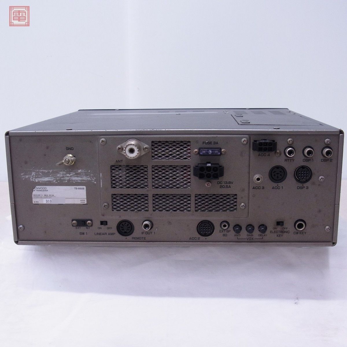 ケンウッド TS-850S HF帯 100W オプションフィルター2種取付済 KENWOOD 現状品【40_画像2