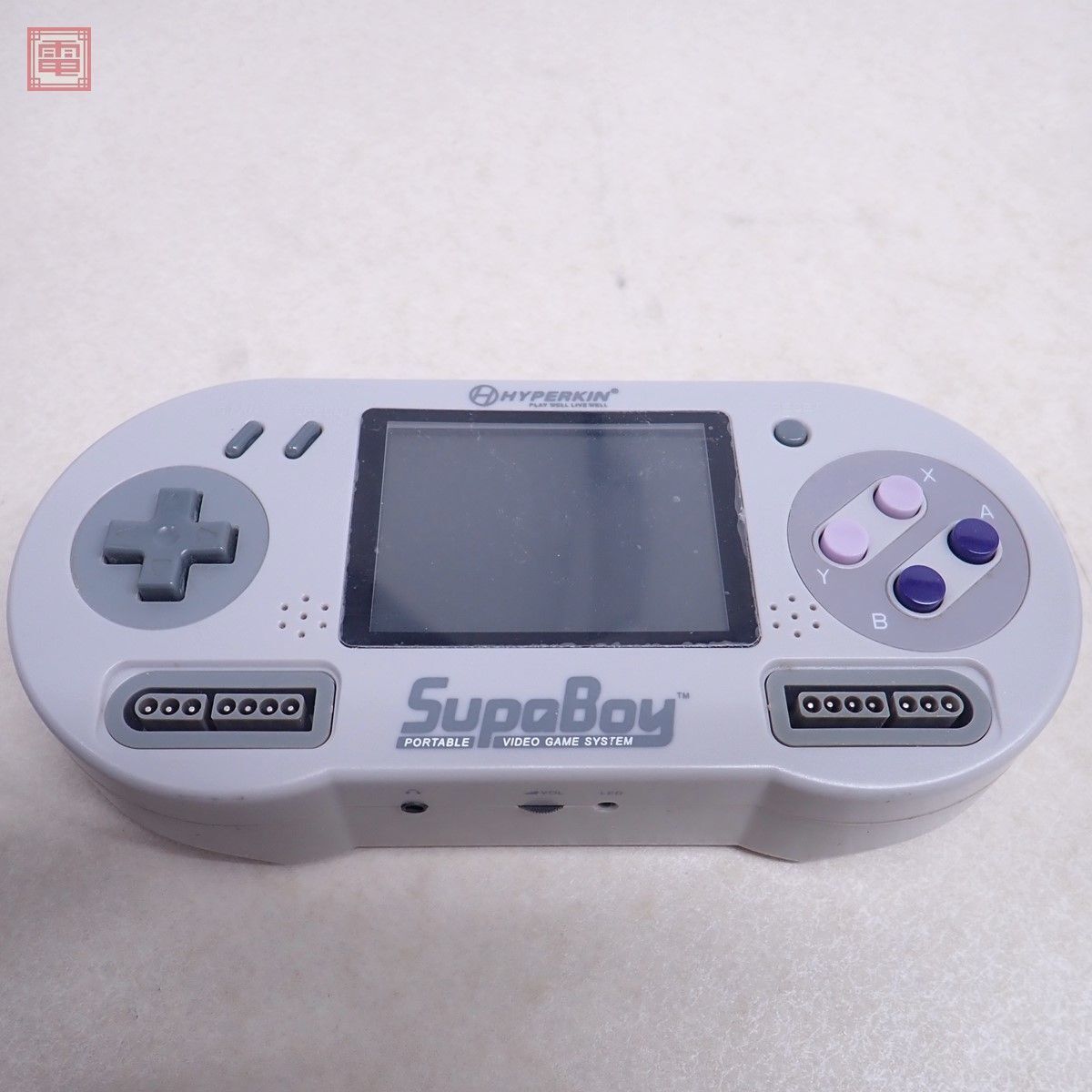 1円〜 動作品 SFC スーファミ スパボーイ 本体 SupaBoy SFC PORTABLE VIDEO GAME SYSTEM 互換機 ハイパーキン HYPERKIN 箱付【10の画像2