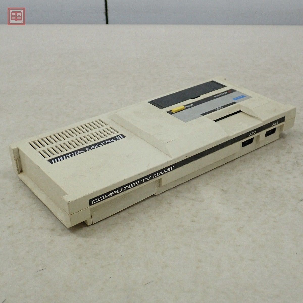 動作品 セガ マークIII SEGA MARK III 本体 コンピュータテレビゲーム AC + AVケーブル/コントローラ付 難有【20_画像5