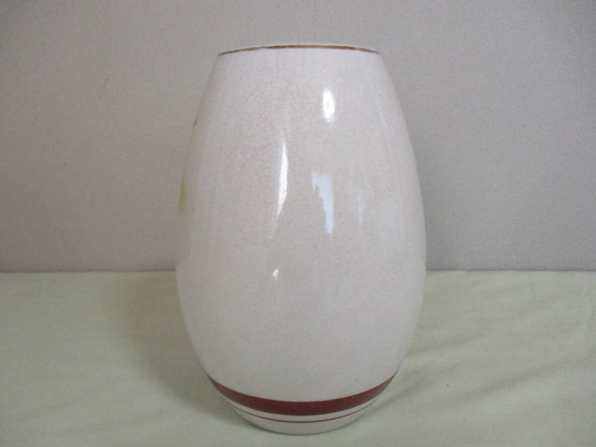 九谷焼 花瓶(梅&鶯の絵柄) 【九谷美泉】の銘入り 陶磁器 九谷焼 花瓶(梅&鶯の絵柄) 【九谷美泉】の銘入り 陶磁器