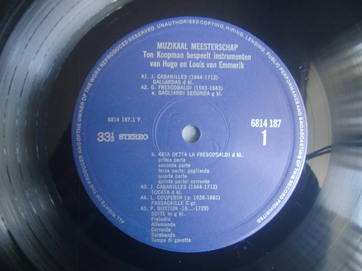 蘭盤 ハープシコードの世界 トン・コープマン 優秀録音 の画像6