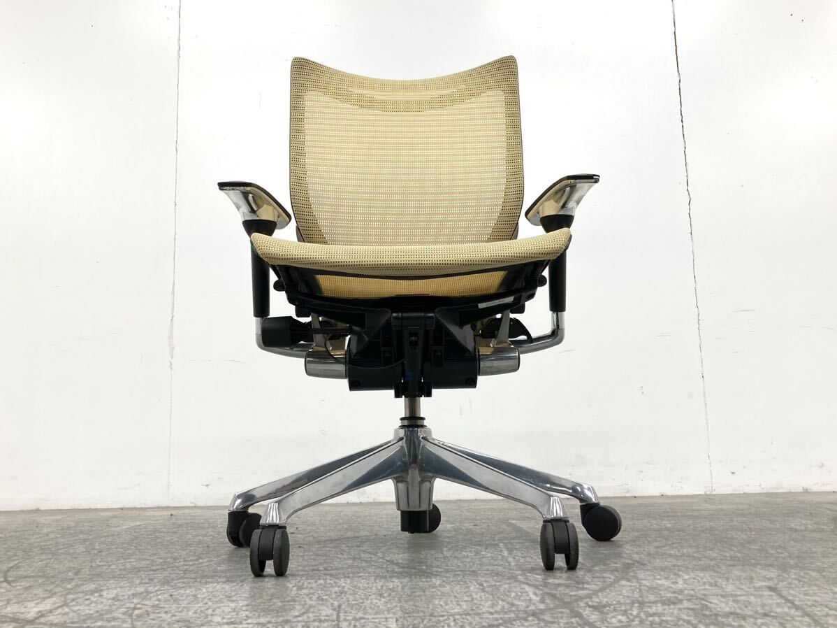 オカムラ　バロンチェア　メッシュ　可動肘　キャスター脚　デスクチェア　事務椅子　ワークチェア　イス　事務室　事務所　オフィス_画像5