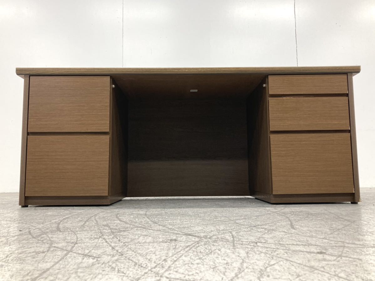 UCHIDA/uchidaED-SG series with both sides cupboard desk Work desk high class -ply thickness feeling drawer storage position member for desk study desk executive desk 