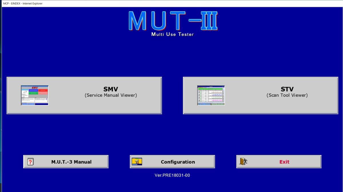 MUT-3 三菱　ミツビシ　自己診断　ソフトウェア　ダイアグノーシス