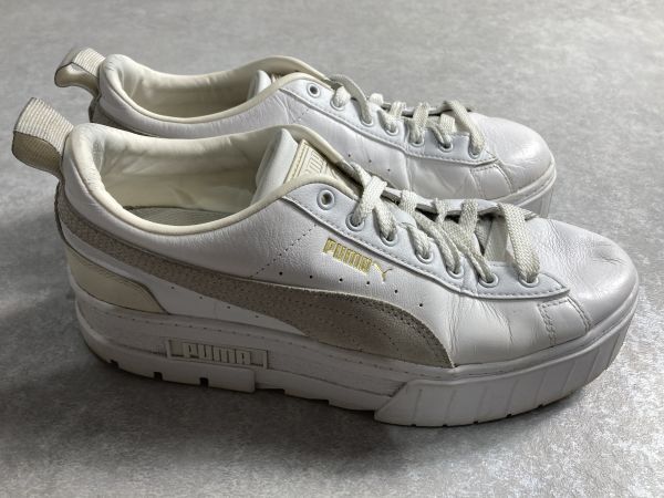 定価13,200円◆PUMA◆MAYZE メイズ レザー スニーカー 厚底◆プーマ◆25.5㎝_画像7