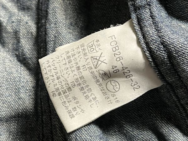 BURBERRY LONDON◆46◆春の藍染リネンクラシックジャケット　バーバリーロンドン　高級リネン　LINEN　ワンピやカットソーに相性◎_画像8